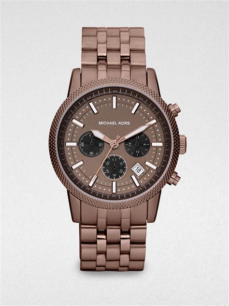 Michael Kors Men's Brown Watches 